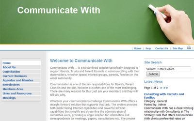 Internet & Intranet for Boards, Parent’s Councils & Committees (CMSMS)